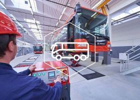 Stertil-Koni vehicle lift in-ground scissor lift for buses Stertil-Koni vehicle lift in-ground scissor lift for buses